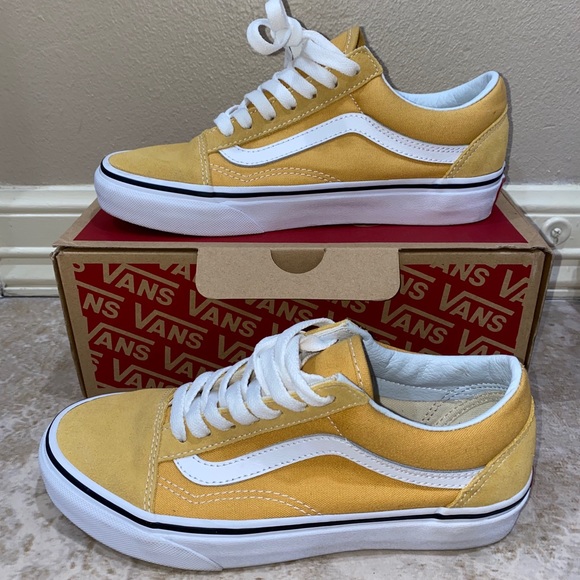 ochre true white vans